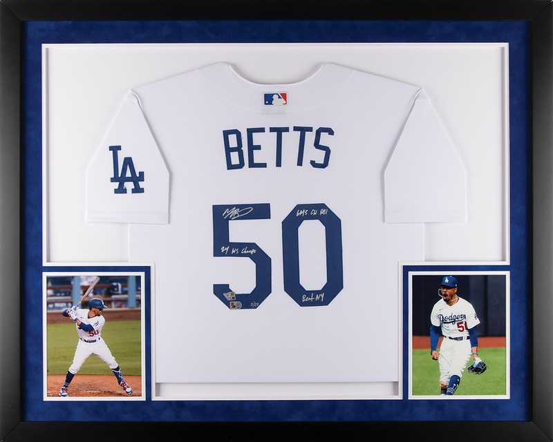 Lot 780 Mookie Betts Signed Los Angeles Dodgers Baseball Jersey (Ltd. Ed. #2/25)