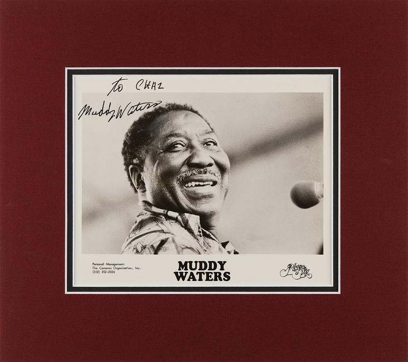 Lot 533 Muddy Waters Signed Photograph