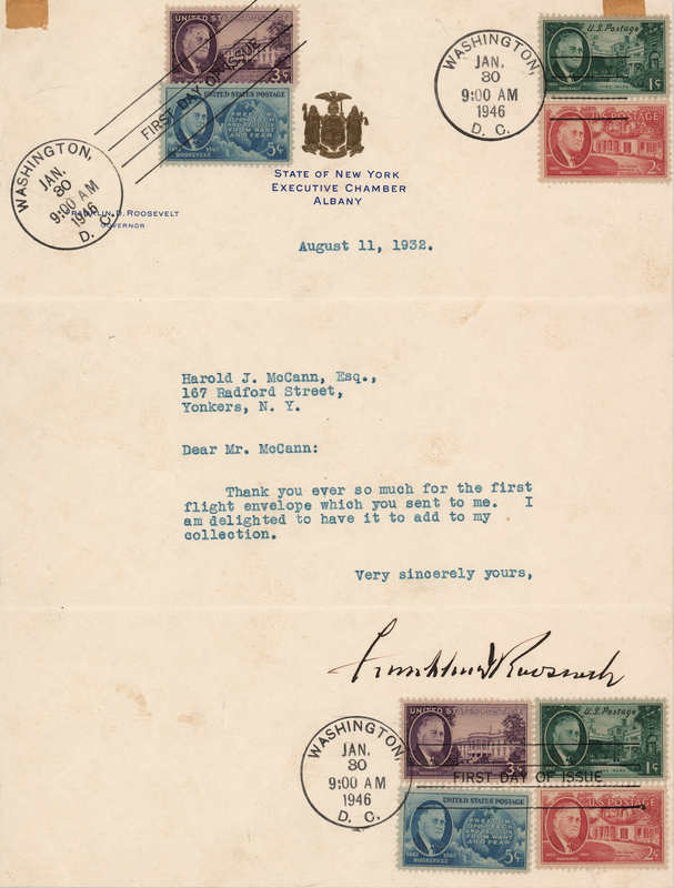 Lot 104 Franklin D. Roosevelt Typed Letter Signed