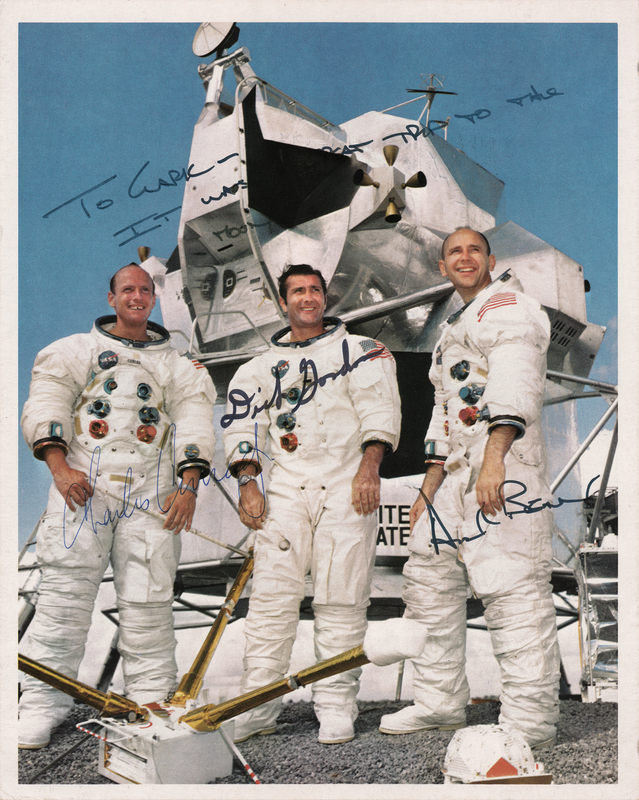 Lot 392 Apollo 12 Signed Photograph