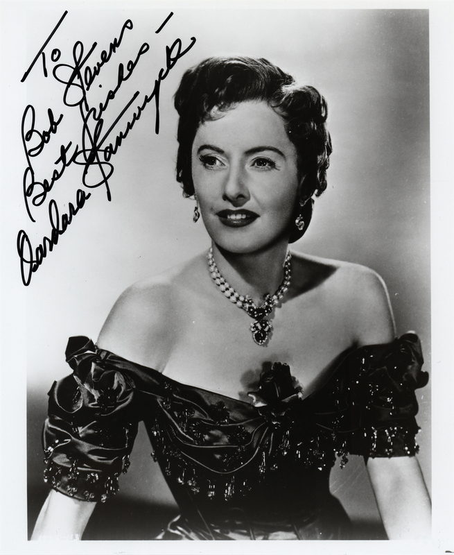 Lot 747 Barbara Stanwyck Signed Photograph