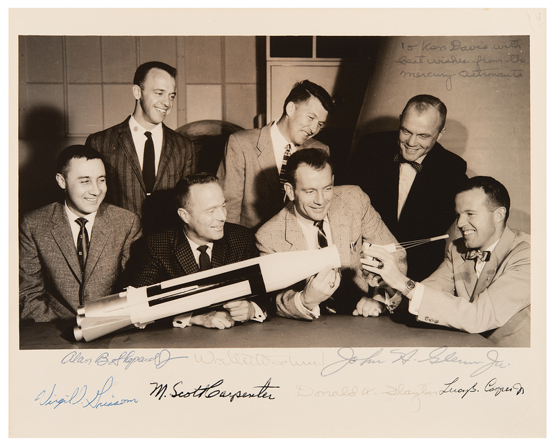 Lot 386 Mercury 7 Signed Photograph - 