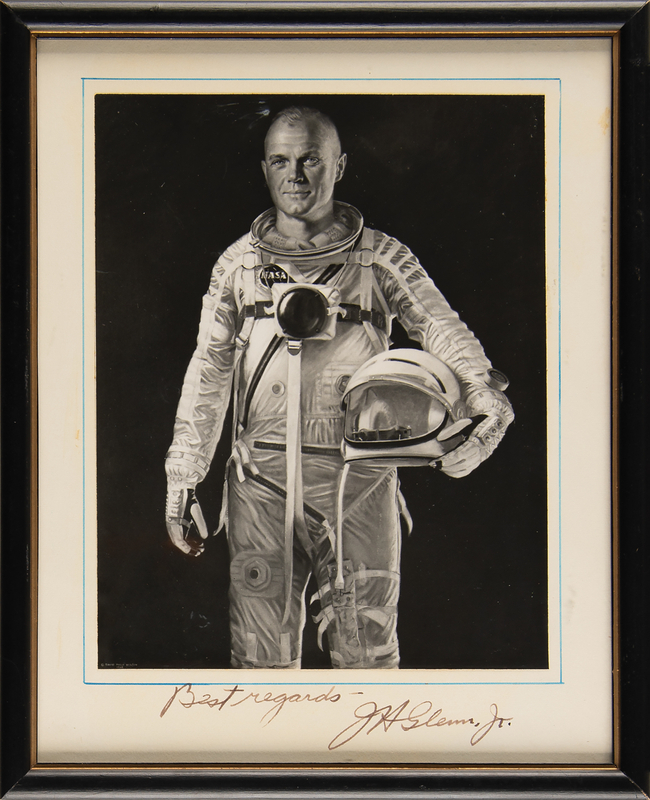 Lot 407 John Glenn Signed Photograph
