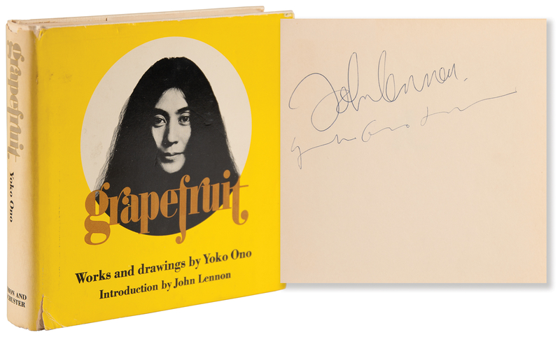 Lot 492 Beatles: John Lennon and Yoko Ono Signed Book - Grapefruit