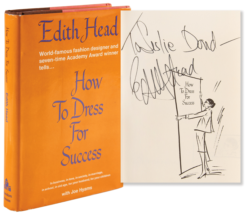 Lot 698 Edith Head Signed Book - How to Dress for Success
