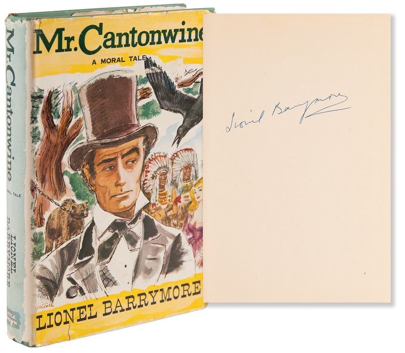 Lot 660 Lionel Barrymore Signed Book - Mr. Cantonwine