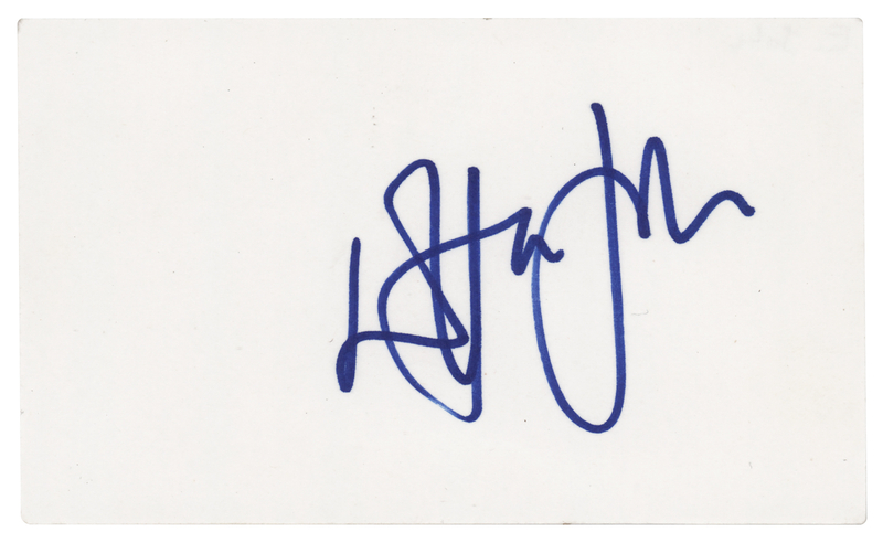 Lot 579 Elton John Signature