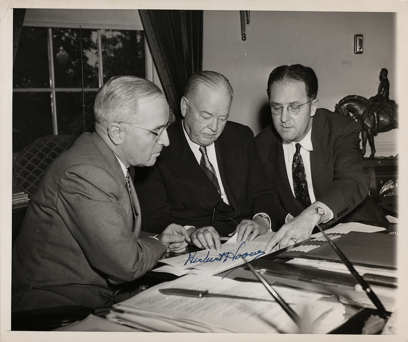 Lot 66 Herbert Hoover Signed Photograph