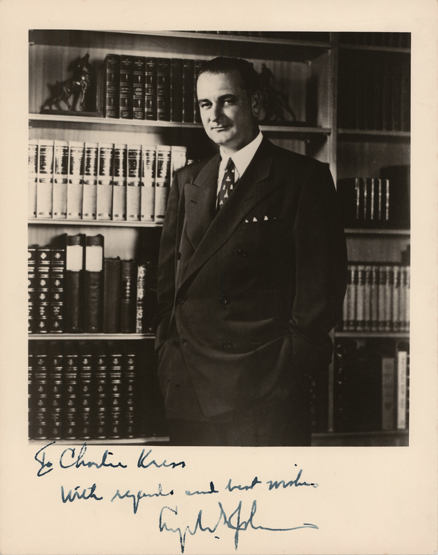 Lot 76 Lyndon B. Johnson Signed Photograph