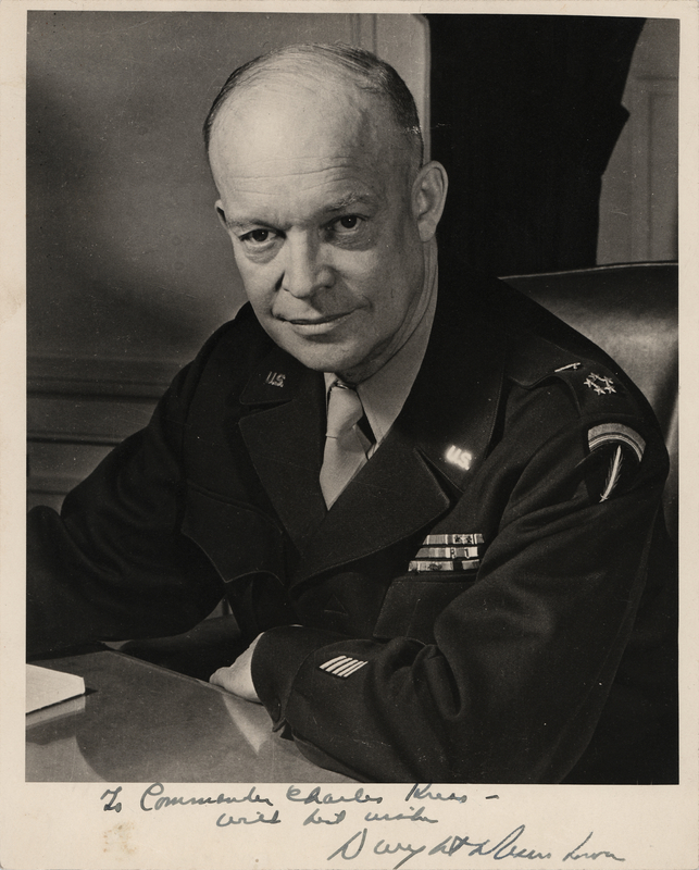 Lot 53 Dwight D. Eisenhower Signed Photograph