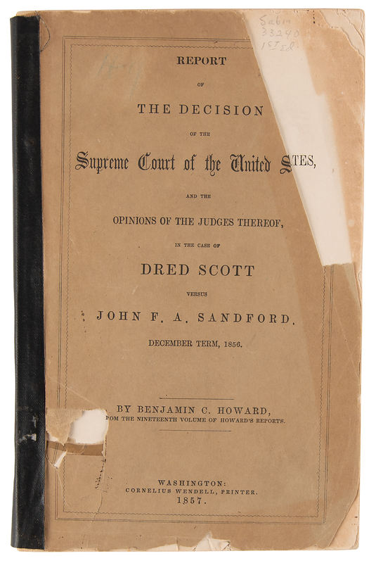 Lot 253 Dred Scott Decision: 