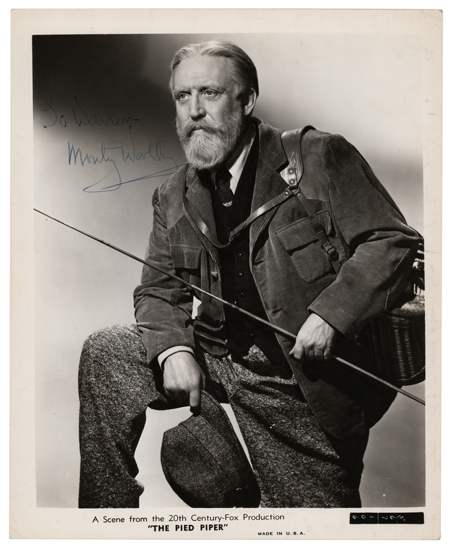 Lot 769 Monty Woolley Signed Photograph