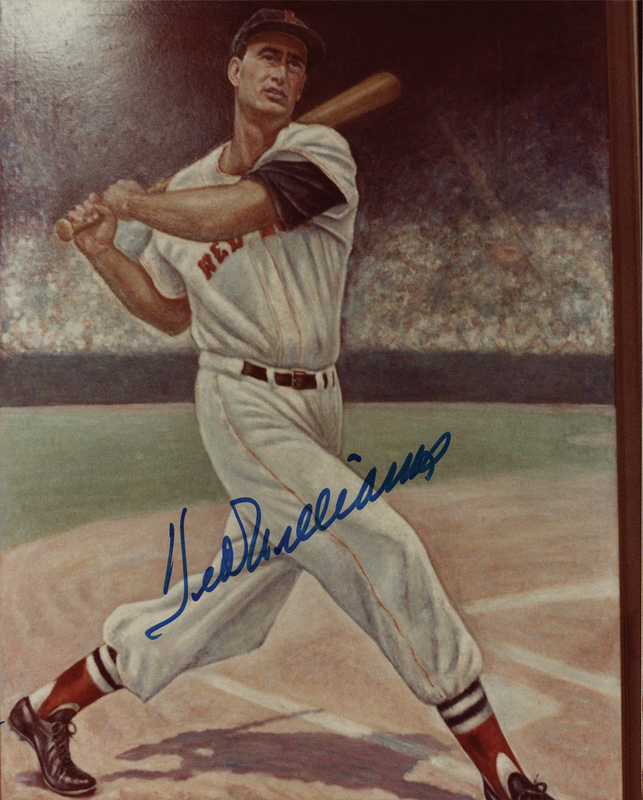 Lot 826 Ted Williams Signed Photograph