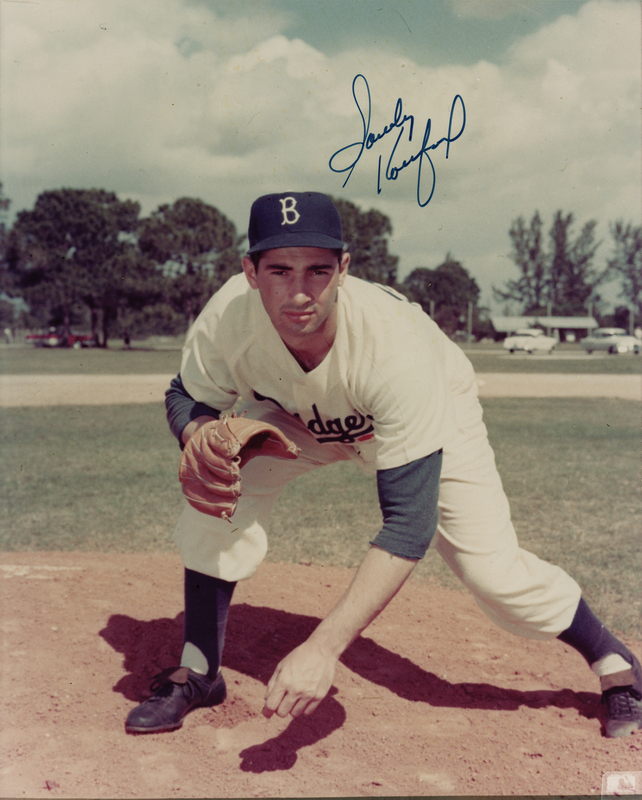 Lot 802 Sandy Koufax Signed Photograph