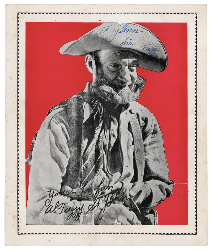 Lot 746 Al 'Fuzzy' St. John Signed Photograph