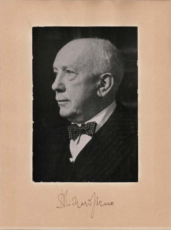 Lot 515 Richard Strauss Signed Photograph