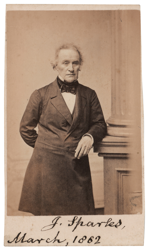 Lot 254 Jared Sparks Signed Carte-de-Visite Photograph