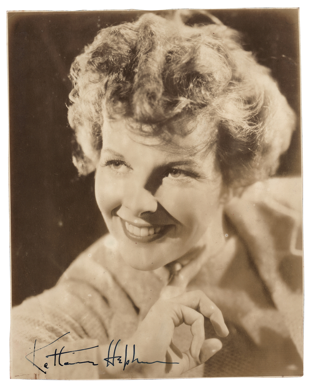 Lot 703 Katharine Hepburn Signed Photograph