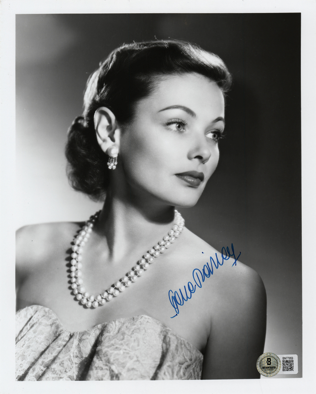 Lot 756 Gene Tierney Signed Photograph