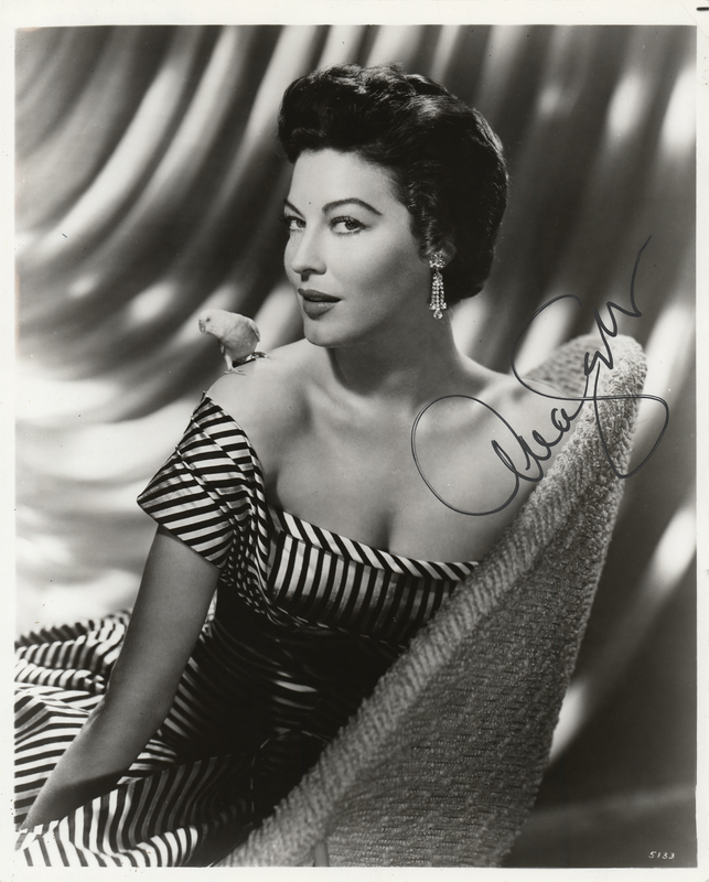 Lot 686 Ava Gardner Signed Photograph