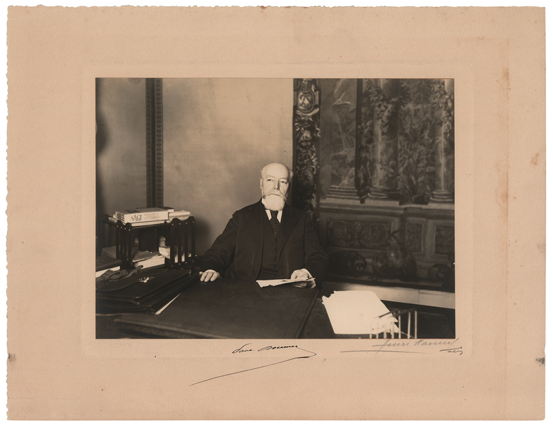 Lot 202 Paul Doumer Oversized Signed Photograph