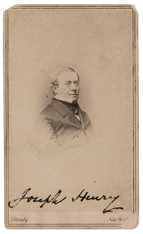Lot 215 Joseph Henry Signed Carte-de-Visite Photograph