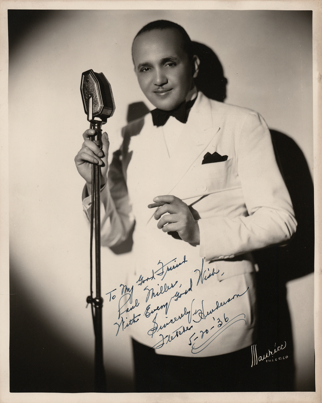 Lot 524 Fletcher Henderson Signed Photograph