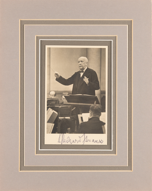 Lot 516 Richard Strauss Signed Photograph