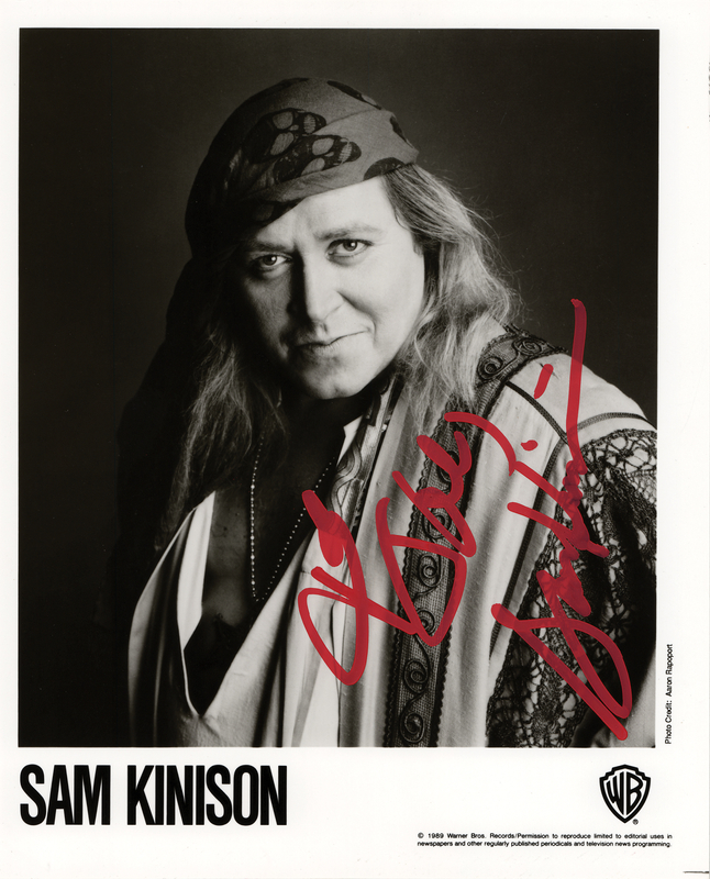 Lot 711 Sam Kinison Signed Photograph