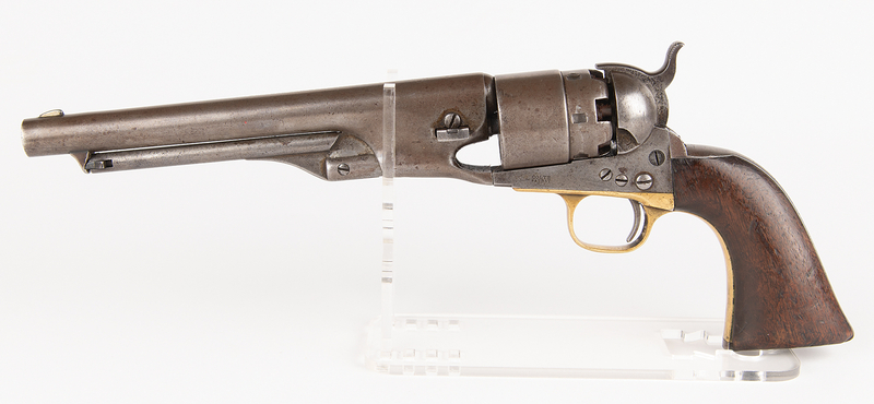Lot 312 Colt Army Model 1860 Revolver with Holster, Identified to Capt. Chesley W. Herbert, 3rd South Carolina Infantry Regiment
