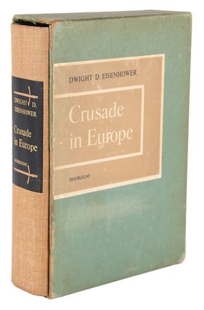 Lot #33 Dwight D. Eisenhower Signed Book - Crusade in Europe - Image 3