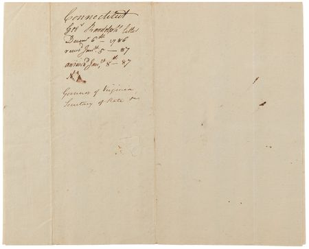 Lot #142 Edmund Randolph Names George Washington and James Madison Among the Virginia Delegates Attending the Constitutional Convention - Image 5