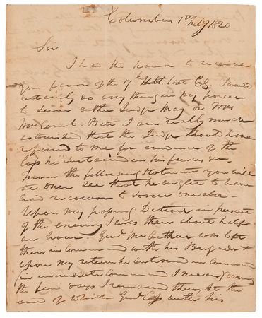 Lot #20 William Henry Harrison Autograph Letter Signed on the Recapture of Detroit in the War of 1812 - Image 1