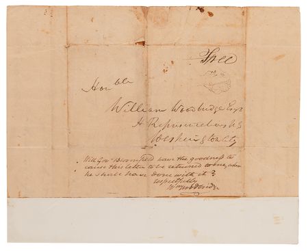Lot #20 William Henry Harrison Autograph Letter Signed on the Recapture of Detroit in the War of 1812 - Image 4