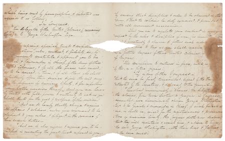 Lot #369 Winfield Scott: Autograph Manuscript Signed, Copying Extracts on George Washington's Rank and Appointment as Commander in Chief - Image 2