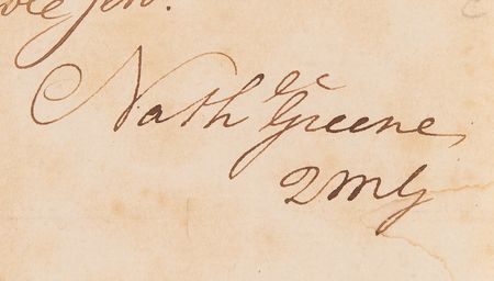 Lot #272 Nathanael Greene Rare War-Dated Letter Signed as Quartermaster General - Image 2