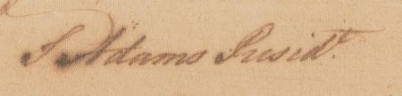 Lot #131 Samuel Adams War-Dated Document Signed as President of the Massachusetts Senate (February 18, 1783) - Endorsing a Resolution Sent to Governor John Hancock - Image 2