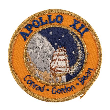 Lot #391 Apollo 12 Patch with Charles Conrad Signed Letter Attesting to Flown Status - Image 3
