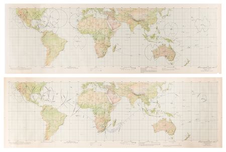 Lot #395 Apollo 6 (2) Mission Charts - The Final Uncrewed Flight in the Apollo Program - Image 1