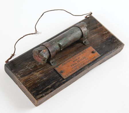Lot #143 Paul Revere: USS Constitution Copper Bolt - Image 1