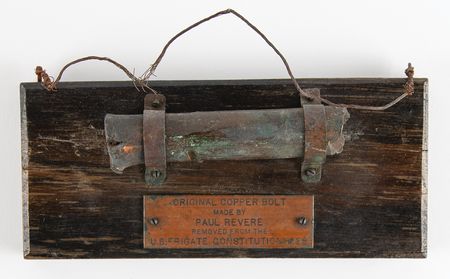 Lot #143 Paul Revere: USS Constitution Copper Bolt - Image 4