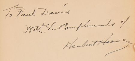 Lot #69 Herbert Hoover Signed Book - The Challenge to Liberty - Image 2