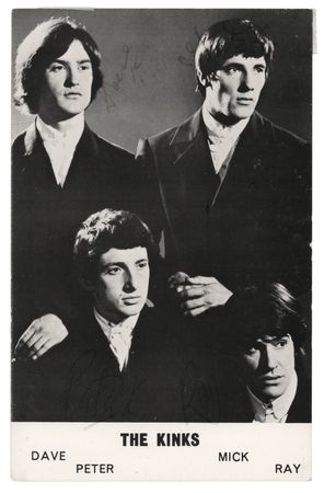 Lot #580 The Kinks Signed Fan Club Promotional Card - Image 2