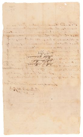 Lot #265 Benedict Arnold Revolutionary War-Dated Autograph Document Signed, Certifying an Oath of Allegiance to 