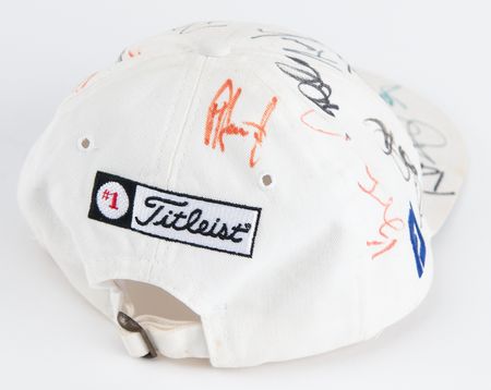 Lot #121 Donald Trump and Rudy Giuliani Signed Titleist Baseball Hat - Image 5