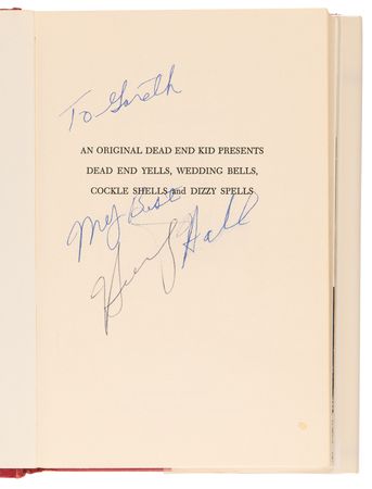 Lot #687 Leo B. Gorcey Signed Book - Dead End Yells - Image 5