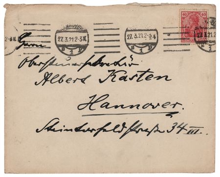 Lot #341 Paul von Hindenburg Autograph Letter Signed - Image 2