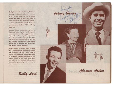 Lot #535 Johnny Horton Signed Hillbilly & Western Songbook - Image 1