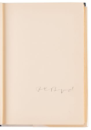 Lot #189 Richard E. Byrd Signed Book - Alone - Image 4