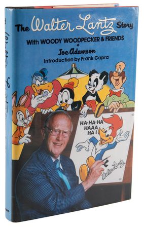 Lot #457 Walter Lantz Signed Sketch in Book - The Walter Lantz Story - Image 3
